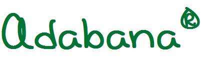 Marca Adabana para ropa y cosméticos.